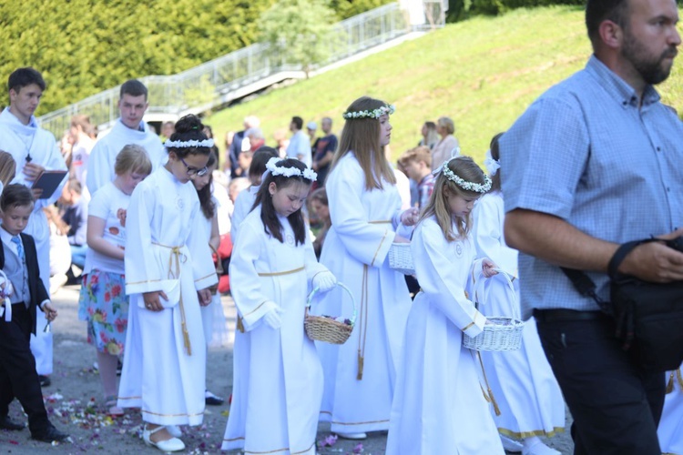 Uroczystość Bożego Ciała w parafii w Mazańcowicach - 2021