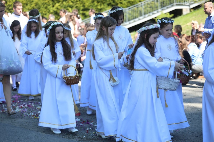 Uroczystość Bożego Ciała w parafii w Mazańcowicach - 2021