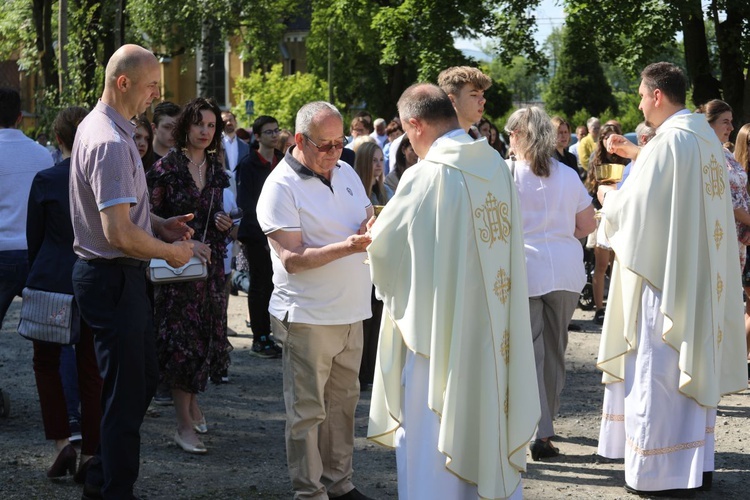 Uroczystość Bożego Ciała w parafii w Mazańcowicach - 2021