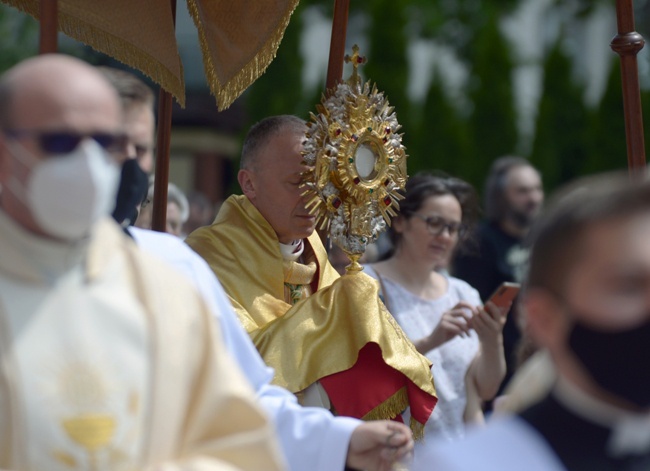 Uroczystość Najświętszego Ciała i Krwi Chrystusa w radomskiej katedrze