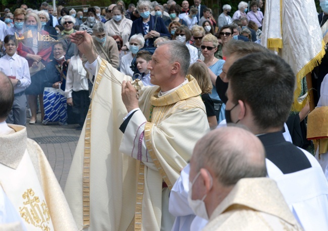 Uroczystość Najświętszego Ciała i Krwi Chrystusa w radomskiej katedrze