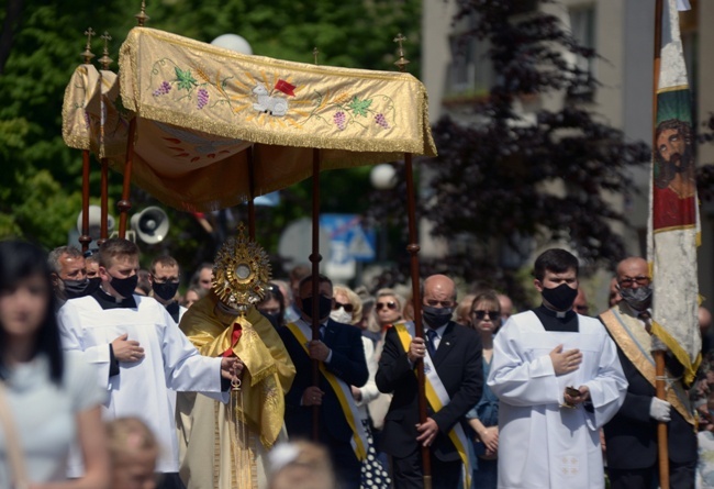 Uroczystość Najświętszego Ciała i Krwi Chrystusa w radomskiej katedrze