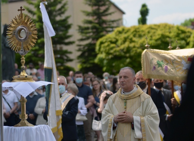 Uroczystość Najświętszego Ciała i Krwi Chrystusa w radomskiej katedrze