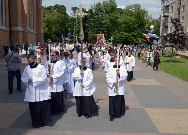 Uroczystość Najświętszego Ciała i Krwi Chrystusa w radomskiej katedrze