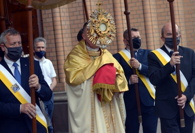 Uroczystość Najświętszego Ciała i Krwi Chrystusa w radomskiej katedrze