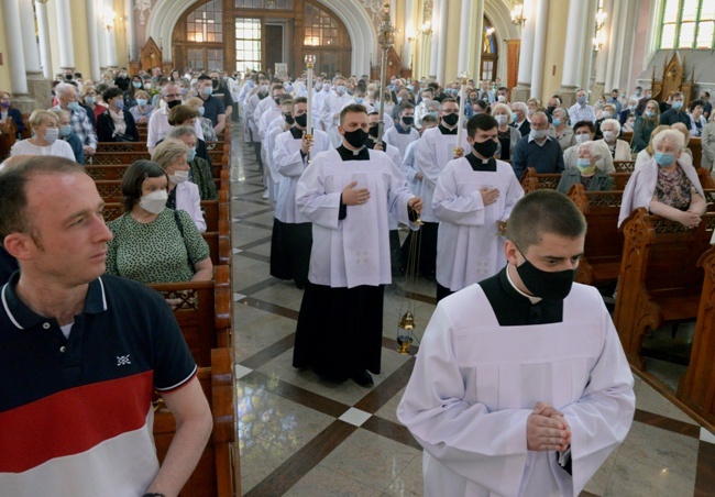 Uroczystość Najświętszego Ciała i Krwi Chrystusa w radomskiej katedrze