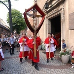 Procesja eucharystyczna w parafii Bożego Ciała w Krakowie 2021