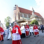 Procesja eucharystyczna w parafii Bożego Ciała w Krakowie 2021