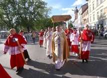 Procesja eucharystyczna w parafii Bożego Ciała w Krakowie 2021