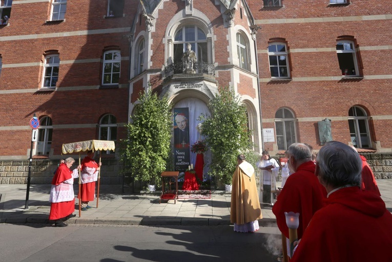 Procesja eucharystyczna w parafii Bożego Ciała w Krakowie 2021