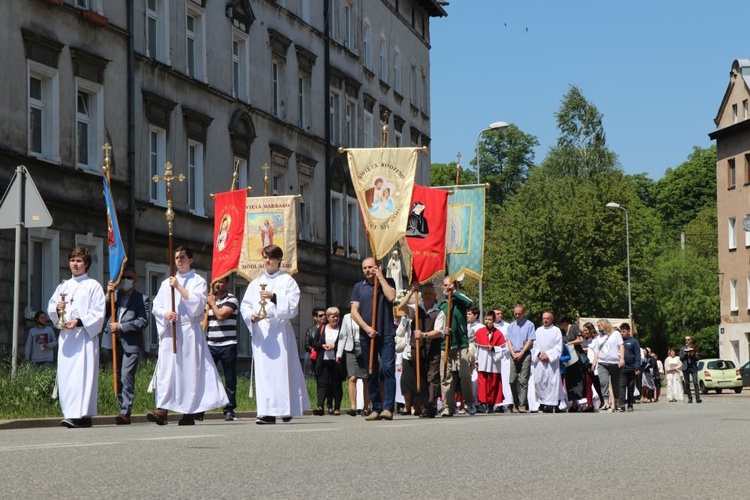 Boże Ciało u św. Barbary i w Zmartwychwstaniu w Wałbrzychu