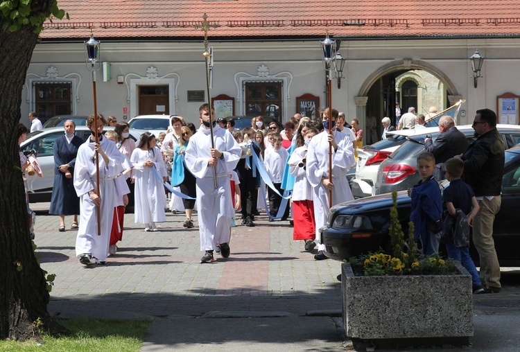 Uroczystość Bożego Ciała w parafii konkatedralnej w Żywcu - 2021