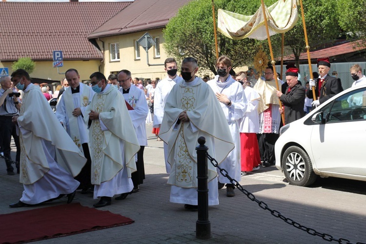 Uroczystość Bożego Ciała w parafii konkatedralnej w Żywcu - 2021