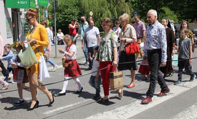 Uroczystość Bożego Ciała w parafii konkatedralnej w Żywcu - 2021