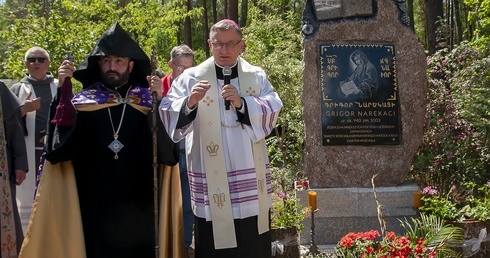 Ormiański święty na Górze Polanowskiej 