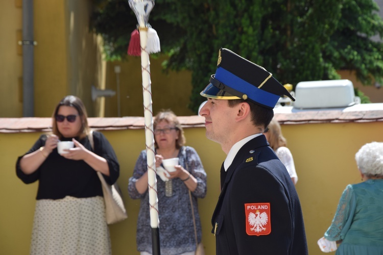 Poświęcenie sztandaru orkiestry w Górze św. Małgorzaty