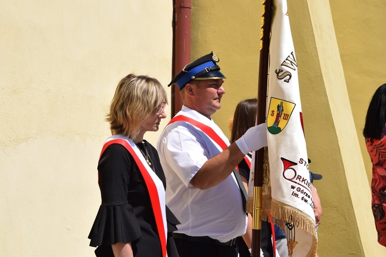 Poświęcenie sztandaru orkiestry w Górze św. Małgorzaty