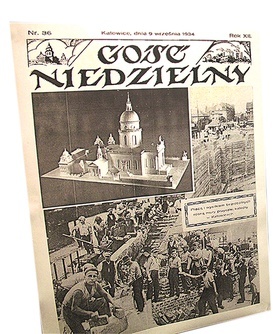 	Okładka „Gościa” z 9 września 1934 r. Według projektu kopuła miała znajdować się 38 metrów wyżej.