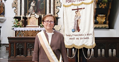▲	S. Elżbieta Hetko OFS profesję wieczystą złożyła 14 maja 1995 r.