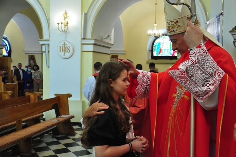 Bierzmowanie w Żabnie