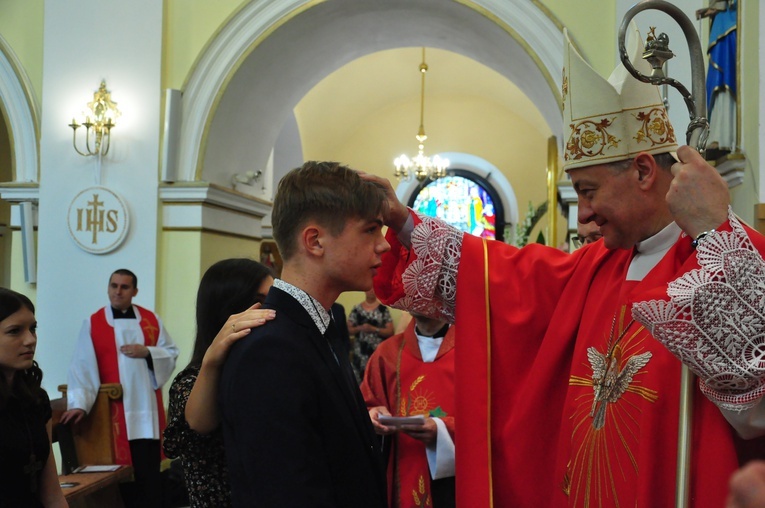 Bierzmowanie w Żabnie
