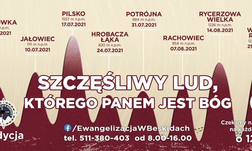 Będzie 9. Ewangelizacja w Beskidach - ze św. Józefem