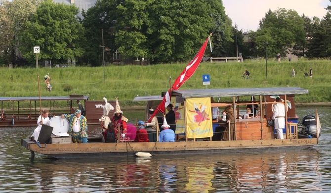 Kraków. Wodne harce Lajkonika