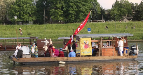 Kraków. Wodne harce Lajkonika