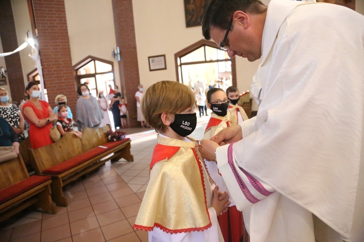 Brzesko. Przyjęcie ministrantów i deesemek