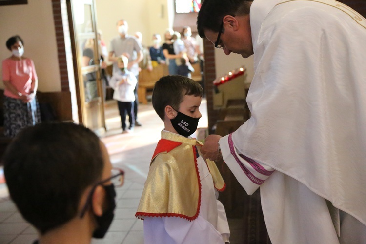 Brzesko. Przyjęcie ministrantów i deesemek