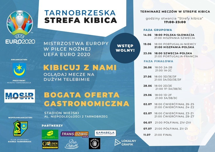 W Tarnobrzegu będzie strefa kibica