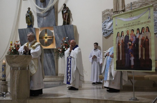 Relikwie św. Teresy od Dzieciątka Jezus i jej rodziców, Ludwika i Zelii Martin w Kalnej