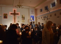 Nabożeństwo fatimskie w parafii Jezusa Chrystusa Króla Wszechświata w Rawie Maz.