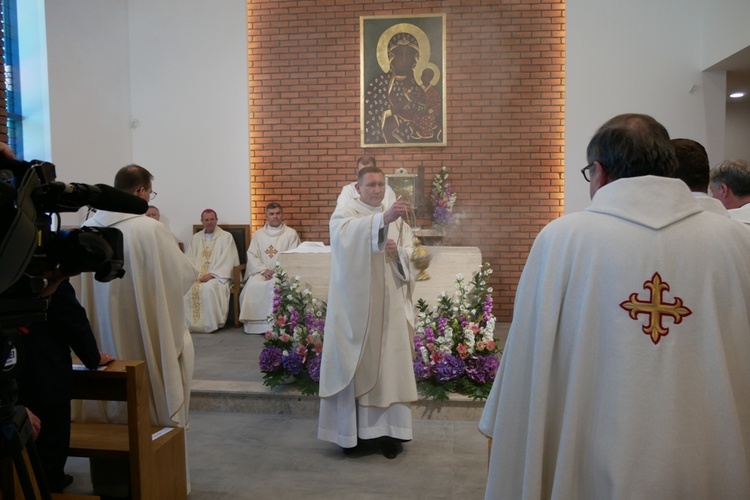 Poświęcenie kaplicy w Warzenku