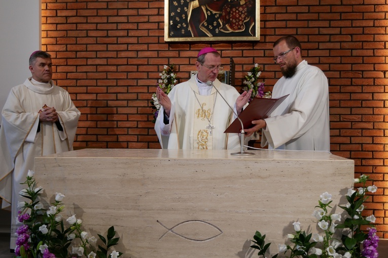 Poświęcenie kaplicy w Warzenku
