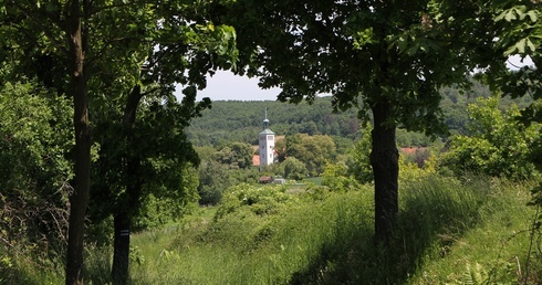 Sanktuarium NMP Różańcowej w Nowolesiu, z Bramą-Rybą, czeka na odkrycie