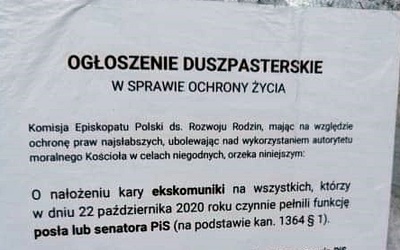 Fałszywe ogłoszenia duszpasterskie 