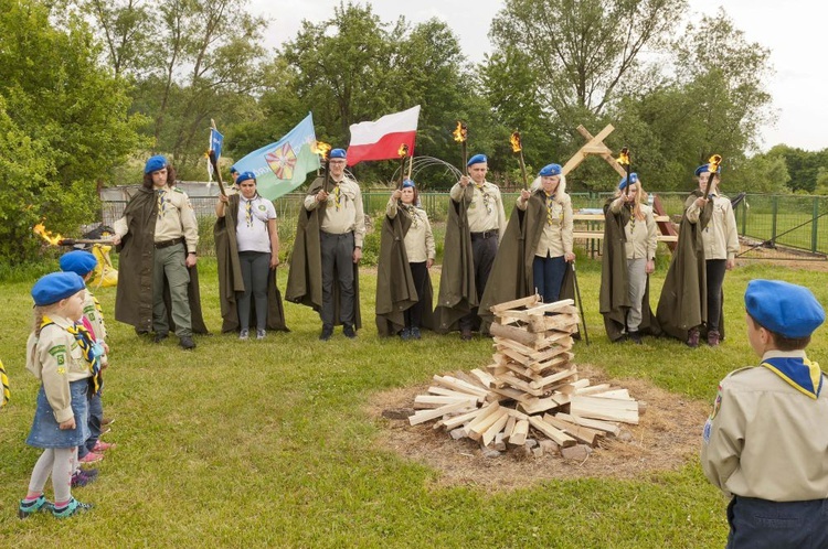 Zakończenie roku formacyjnego Skautów Króla 