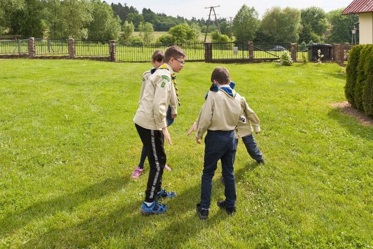 Zakończenie roku formacyjnego Skautów Króla 