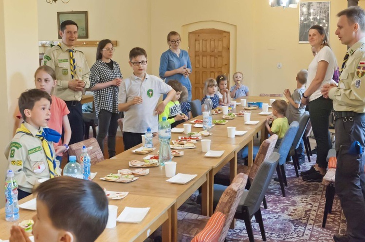 Zakończenie roku formacyjnego Skautów Króla 