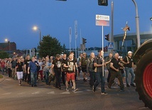 Organizatorami wędrówki byli Rycerze Kolumba.