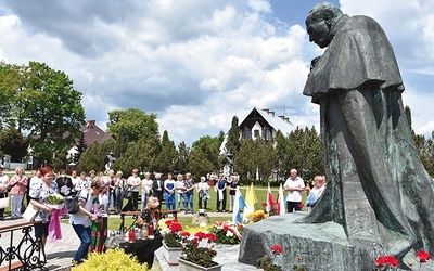 ▼	Podczas IX Pielgrzymki  do Ludźmierza zawierzyły siebie  i swoje rodziny  św. Janowi Pawłowi II.