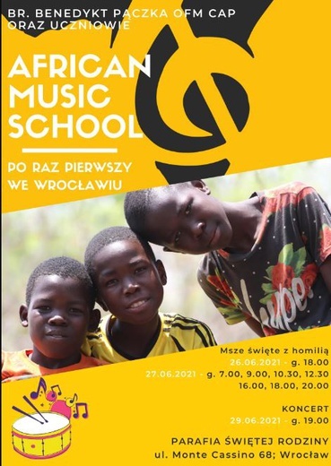 African Music School w parafii pw. Świętej Rodziny we Wrocławiu