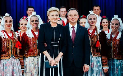 Prezydent złożył hołd powstańcom i założycielom zespołu "Śląsk"
