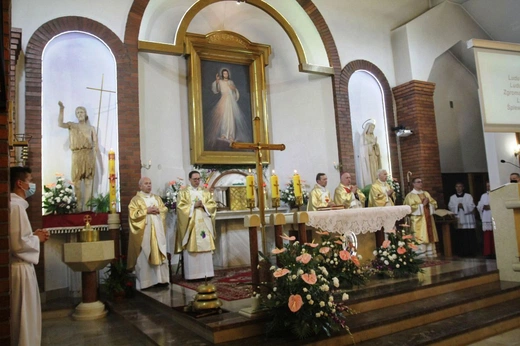25-lecie parafii Miłosierdzia Bożego w Sułkowicach-Łęgu