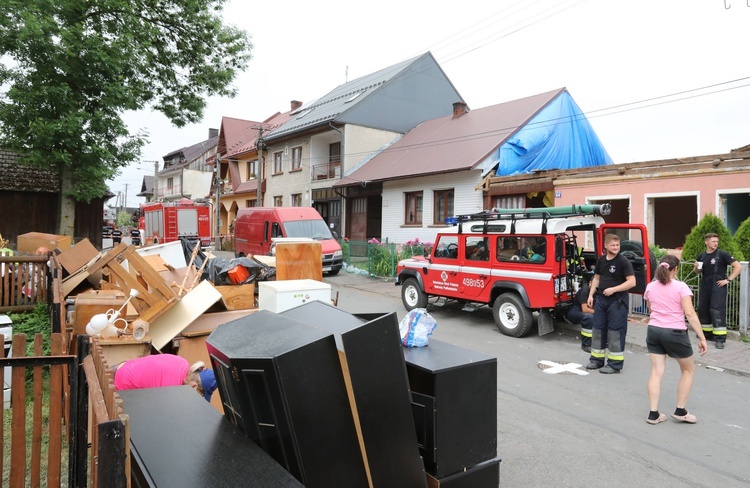 Kilka dni po pożarze