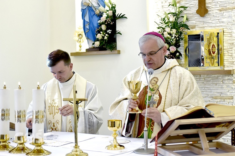 Poświęcenie kaplicy u sióstr prezentek