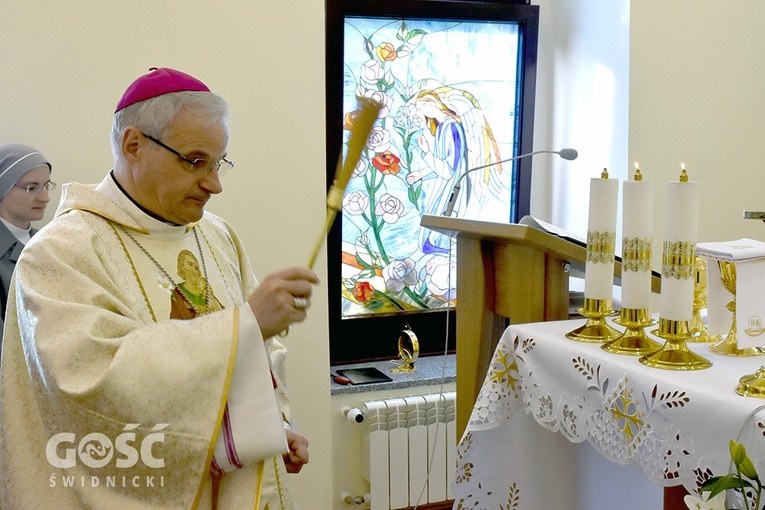 Poświęcenie kaplicy u sióstr prezentek