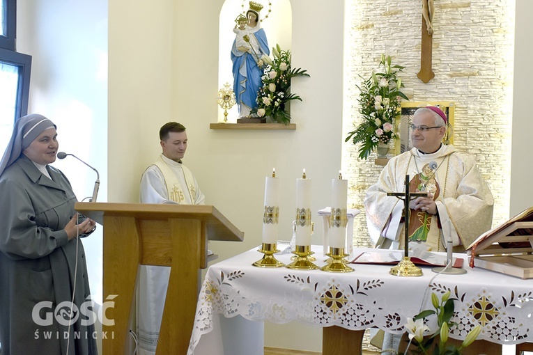 Poświęcenie kaplicy u sióstr prezentek