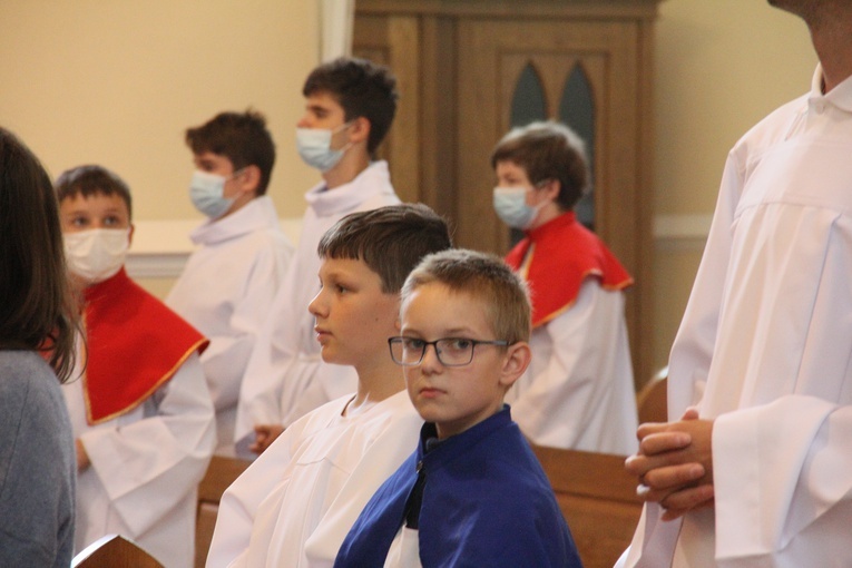 Pielgrzymka ministrantów i lektorów do Wąwolnicy